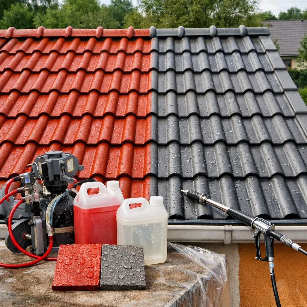 Traitement hydrofuge coloré et incolore pour toiture - Prottp