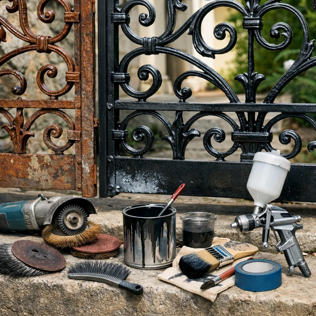 Peinture et rénovation ferronnerie en Bretagne - Prottp